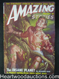Amazing Stories Feb 1949  Tree Attacks  Man in his Underwear Cvr