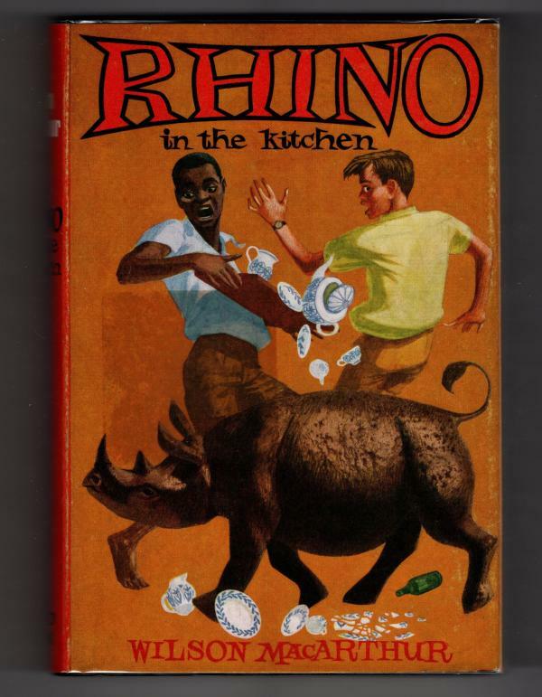 Rhino in the Kitchen by Wilson MacArthur (Hubin Listed) File Copy
