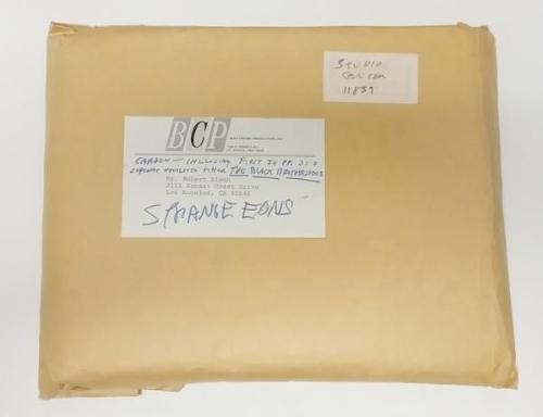 Strange Eons (Manuscript) by Robert Bloch (First Edition) Cthulhu Mythos, Signed