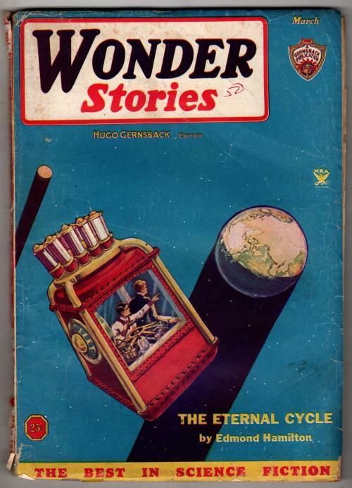Wonder Stories Mar 1935 Frank R. Paul Cvr; Stanton A. Coblentz, Edmond Hamilton