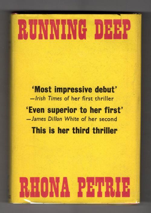 Running Deep by Rhona Petrie (First Edition) Gollancz File Copy