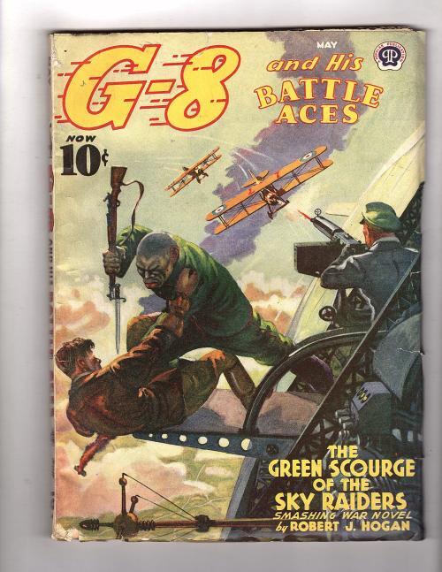 G-8 Battle Aces May 1940 "The Green Scourge of the Sky Raiders