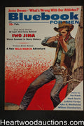 Blue Book Feb 1961 John D MacDonald 1st app. Basil Gogos, Vic Prezio, Herb Mott