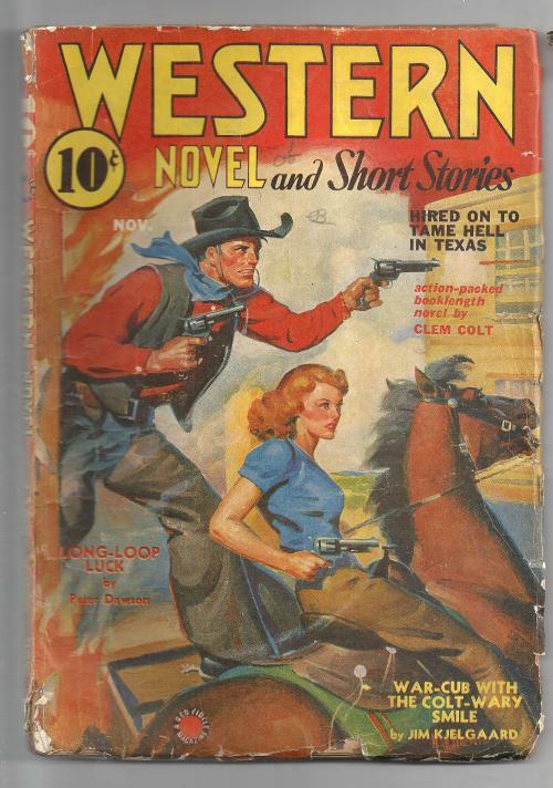 Western Novels and Short Stories Nov 1941 Pulp Red Circle; Dawson; Tyler