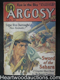 Argosy Jan 16, 1937 Edgar Rice Burroughs Seven Worlds to Conquer