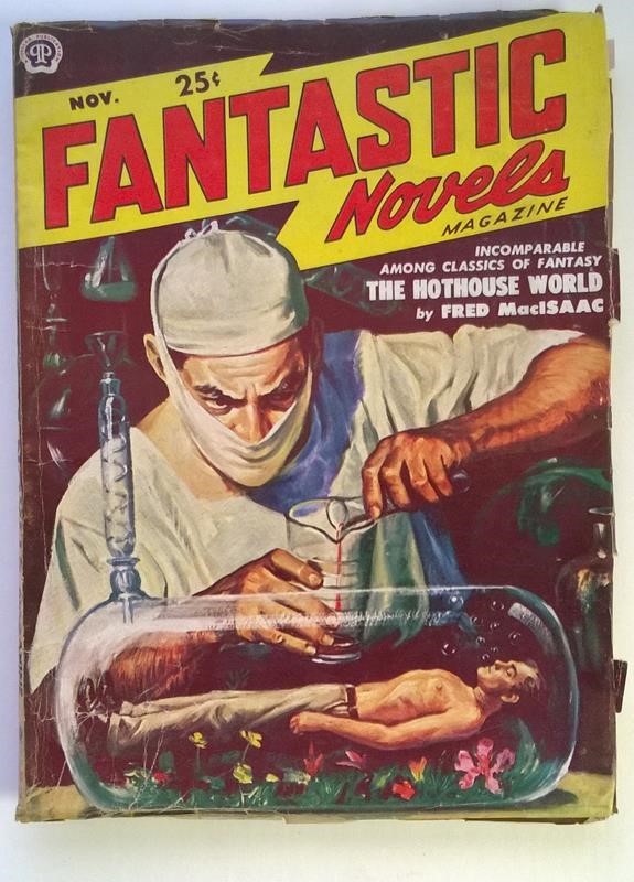 Fantastic Novels Nov  1950 DeSoto Cover, Bok, Finlay