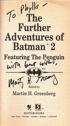 Batman Volume 2 by Martin H. Greenberg (editor) First Printing Signed