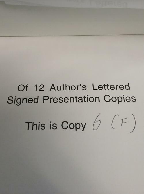 Chiller by Sterling Blake (First Edition) Signed Presentation Copy 6 "F"