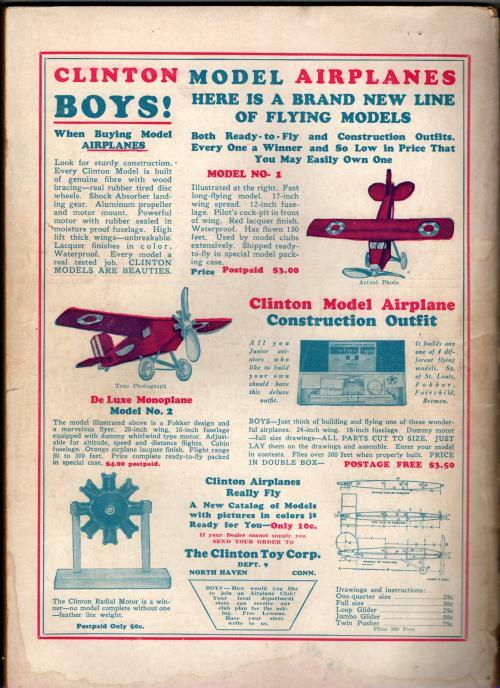 Air Wonder Stories Aug 1929 Pulp Paul Cvr; Ed Earl Repp; H. D. Juve; Victor M...