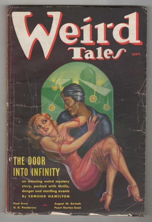 Weird Tales Sep 1936 M. Brundage Cvr; R. E. Howard Conan; Derleth; Hamilton