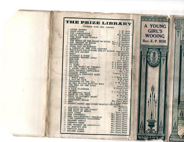 A Young Girl's Wooing by E.P. Roe (File Copy)