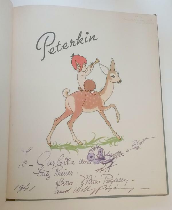 Peterkin by Elaine Pogany & Willy Pogany Signed Presentation Copy
