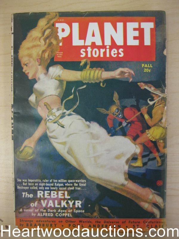 Planet Stories Fall 1950 Ray Bradbury, Henry Kuttner + C.L. Moore, Poul Anderson