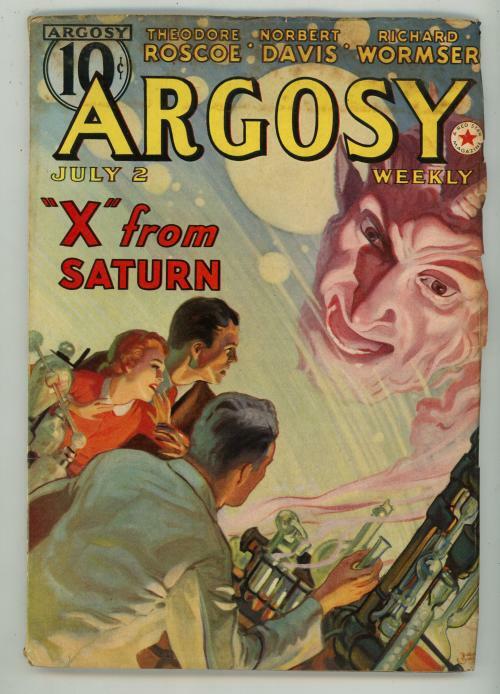 Argosy Jul 02, 1938 Great Sci-Fi Belarski Cover