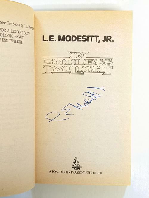 In Endless Twilight by L. E. Modesitt, Jr. First Edition Signed