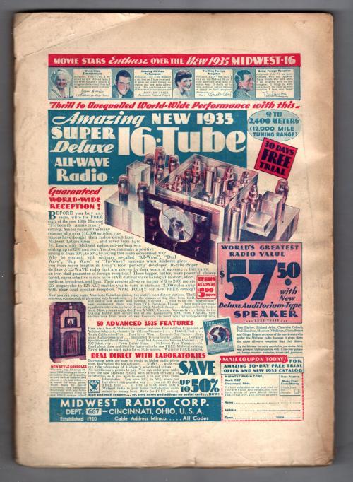 Wonder Stories October 1934 Eando Binder "The Thieves from Isot"