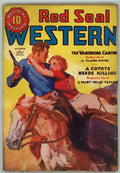 Red Seal Western Oct 1936 Damsel in Distress Cvr Pulp