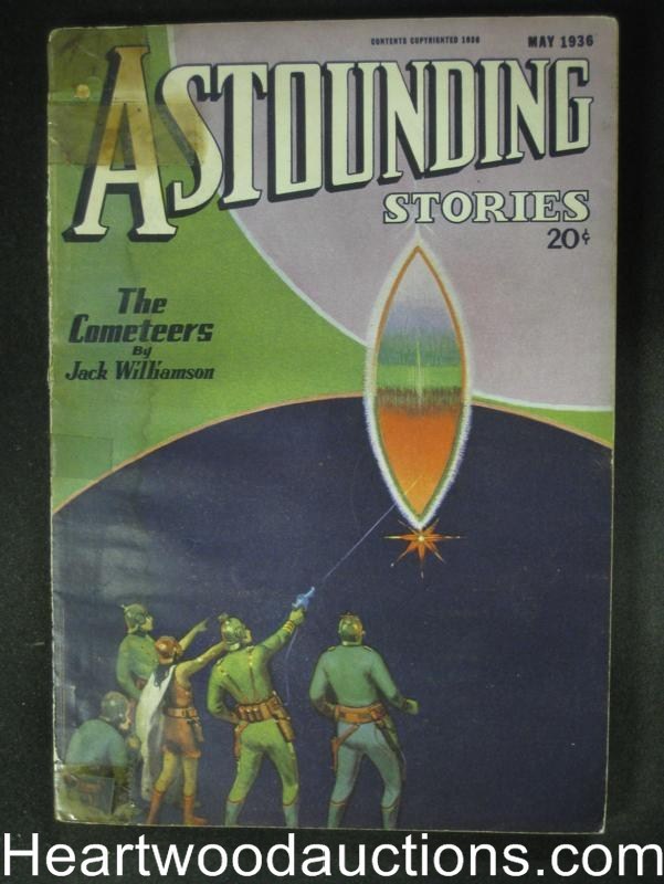 "Astounding" May 1936 Williamson Commeteers, Fearn, Binder
