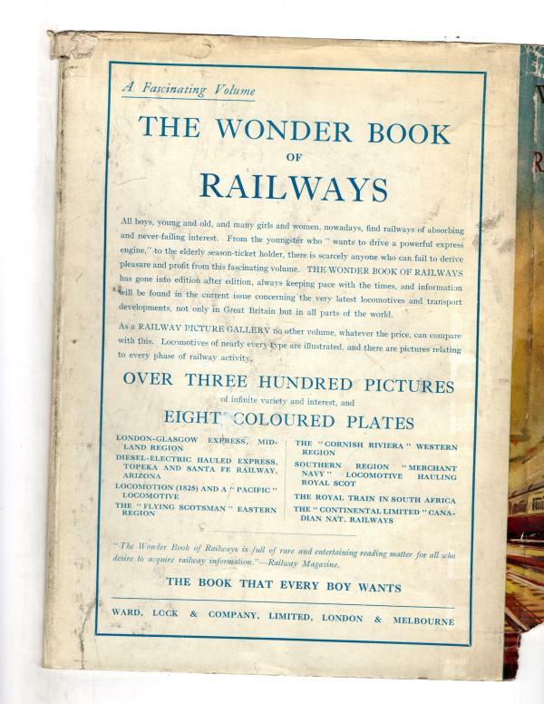 The Wonder Book of Railways (Ward Lock File Copy)