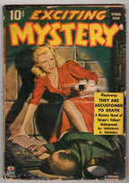 Exciting Mystery Spring 1943  Wild Nazi Cover - Pulp