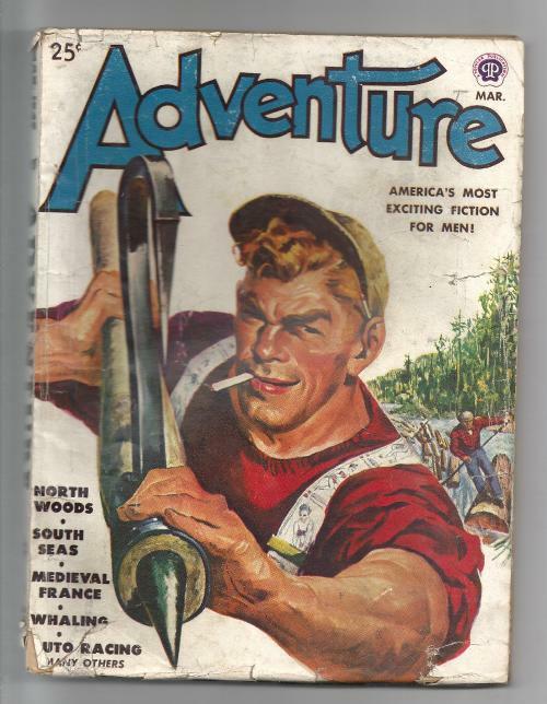 Adventure Mar 1949 Singer Cvr; Wilkins; Blackburn