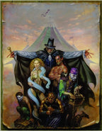 Todd Lockwood SIGNED Art Print FANTASY ART Circus