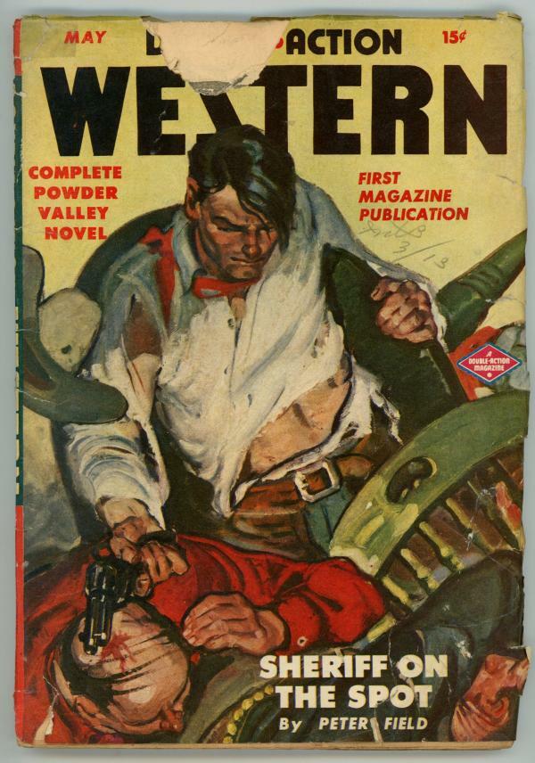 Double Action Western May 1944 Pulp