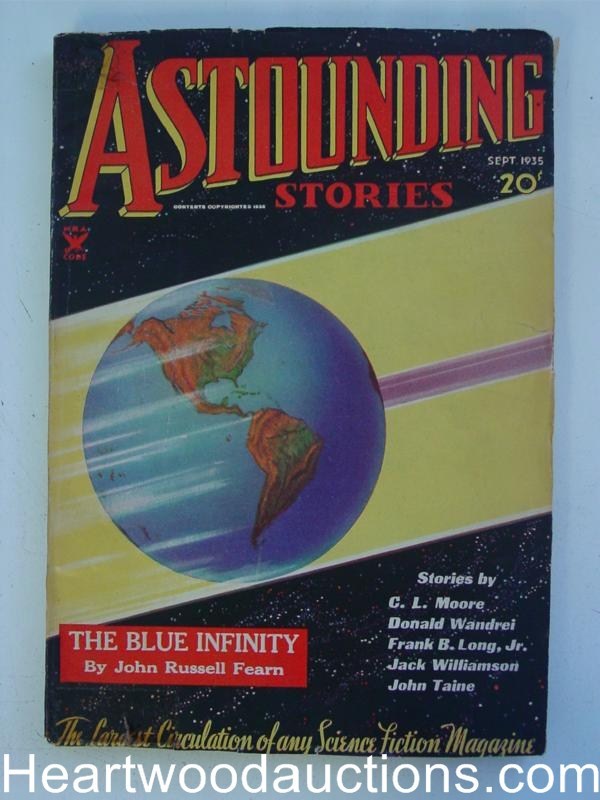 "Astounding" September 1935 C.L. Moore, Willaimson, Fearn, Wandrei
