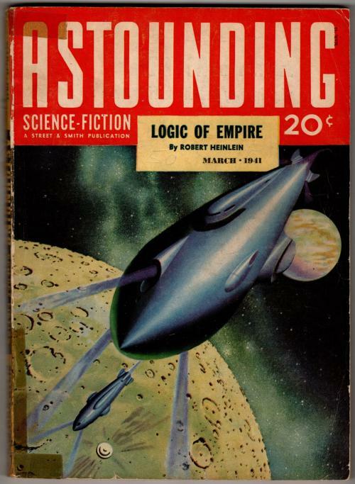 Astounding Mar 1941 Rogers Cvr; Robert Heinlein; Theodore Sturgeon; Clifford ...