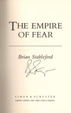 The Empire of Fear by Brian Stableford (First Edition) Signed