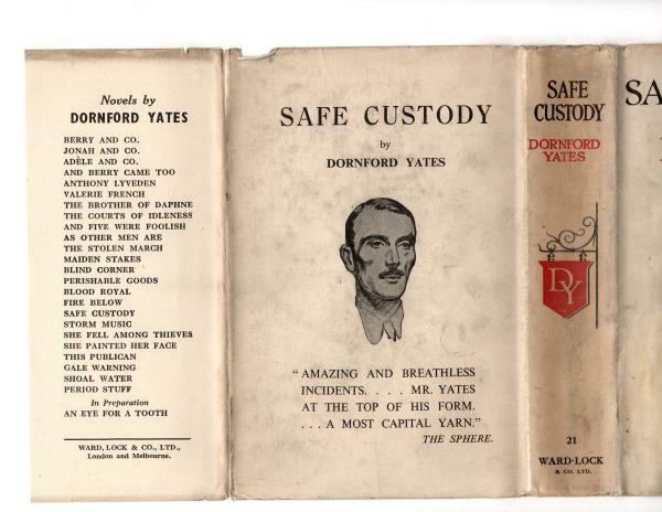 Safe Custody by Dornford Yates (File Copy)