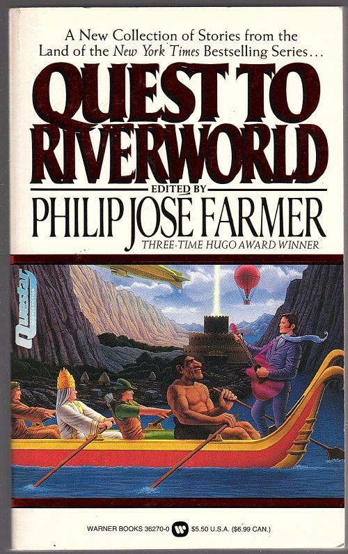 Quest to Riverworld by Philip Jose Farmer (First Printing) Signed