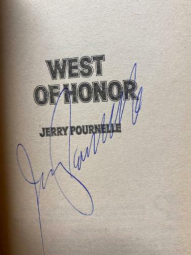 West of Honor by Jerry Pournelle Signed