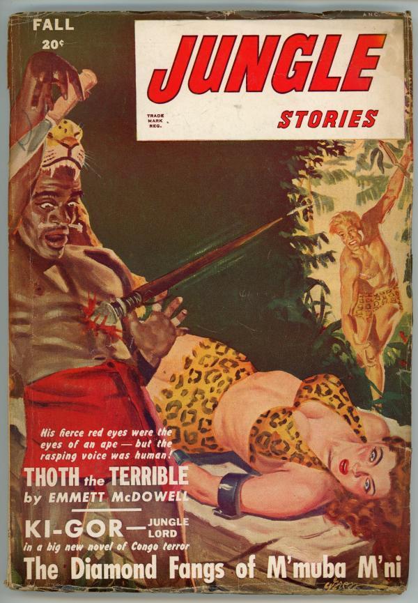 Jungle Stories  Fall 1947  Classic Wild Cover;