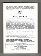 Master of None by N. Lee Wood (Advanced Reading Copy)