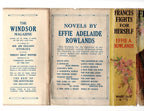 Frances Fights for Herself by Effie A. Rowlands (First Edition) Rare DJ Publi...