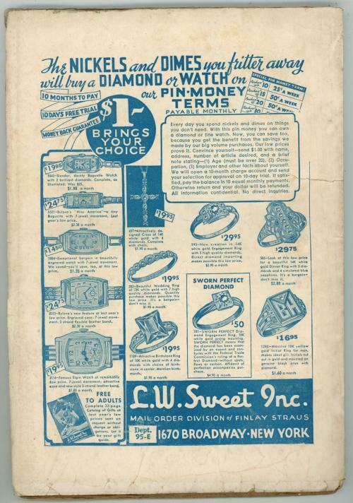 All-America Sports Magazine May 1935 Pulp Baseball Cover