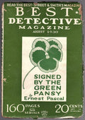 Best Detective Magazine Aug 1930 Johnston McCulley; Ernest Pascal
