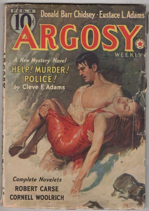 Argosy February 4th 1939 Belarski GGA Cvr; Burroughs; Woolrich