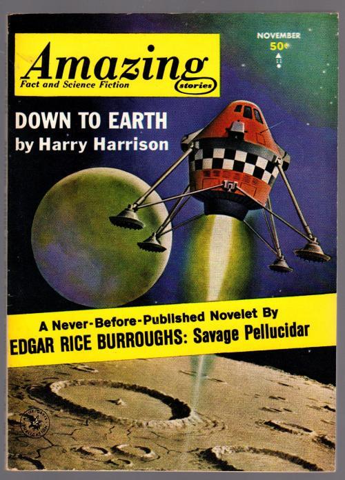 Amazing Stories Nov 1963 Edgar Rice Burroughs, Philip K. Dick