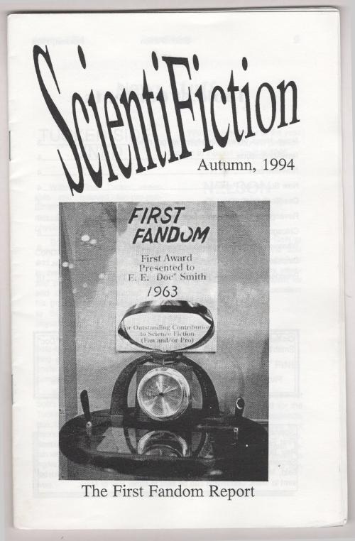 ScientiFiction 1994 All 4 Issues First Fandom Sci-fi Fanzine (1st) Korshak's