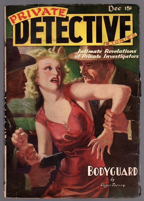 Private Detective Dec 1938 Parkhurst GGA Attack Cvr, Roger Torrey - Pulp