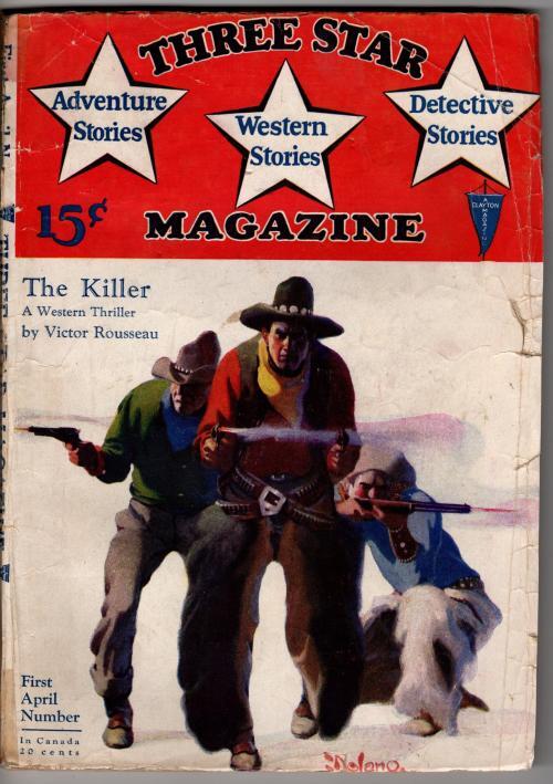 Three Star Magazine Apr 1 1928 FIRST issue; Erle Stanley Gardner Pulp