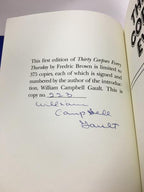 Thirty Corpses Every Thursday by Fredric Brown (First Edition) LTD Signed