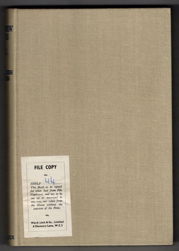Tomorrow Wears a Veil by Kathleen Treves (First Edition) Ward Lock File Copy