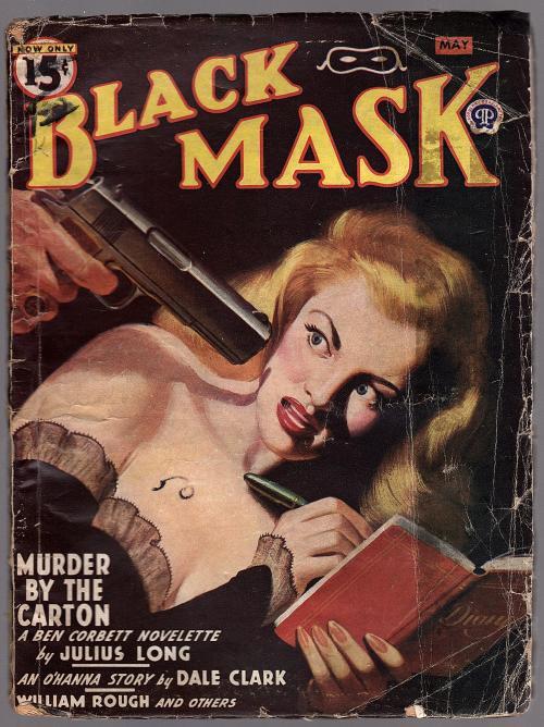 Black Mask May 1946 Rafael DeSoto Cvr, Julius Long Ben Corbett - Pulp