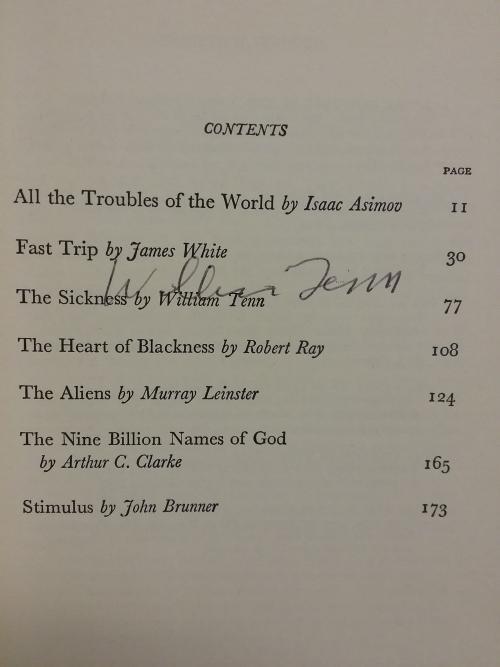 Out of this World: An Anthology of Science Fiction (Volumes 1-9) William Tenn...