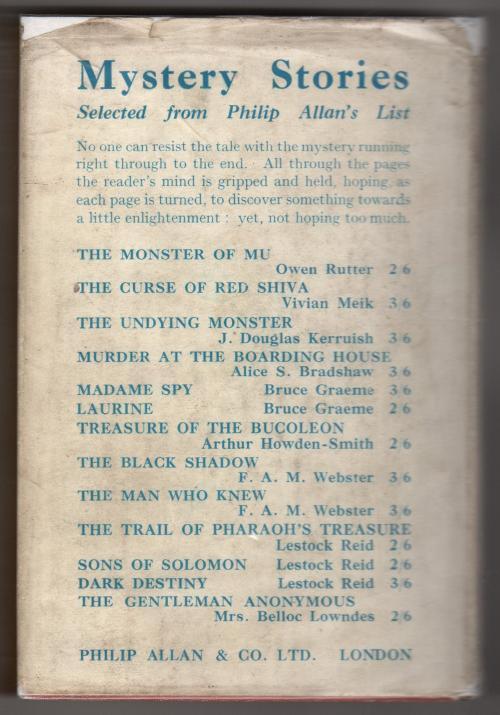 Tales of Dread by Francis H. Sibson (First Edition) Rare