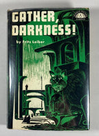 Gather, Darkness! by Fritz Leiber (Grosset & Dunlap) Signed