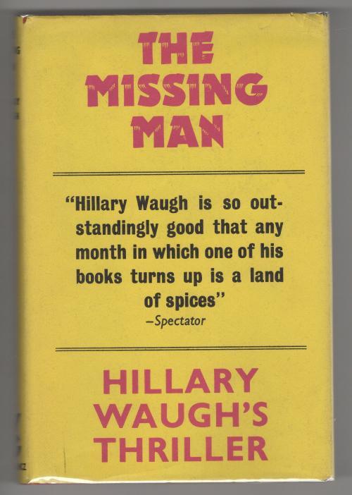 The Missing Man by Hillary Waugh (First Edition) File Copy